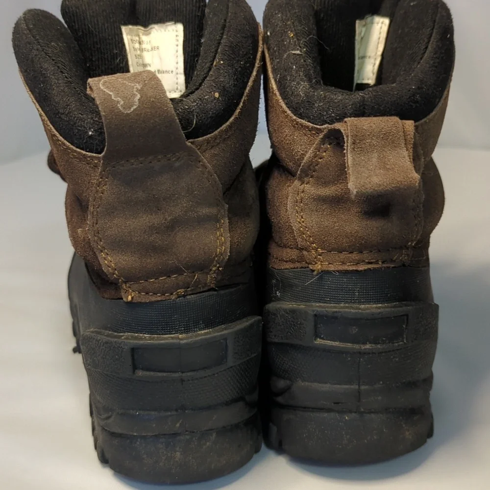Itasca Ice Breaker Brown Leather Winter Boots Boys Size 2